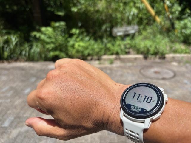 １１時１０分！５時間前に通過した明治トンネル前！<br><br>予定より１時間オーバー！と思ったが、休憩時間を含んでいなかったから<br>OKかな！？<br>残りは１０ｋｍのロード！いつもだったらあっという間に終わるはずが、猛暑の１０ｋｍは<br>そう簡単には終わらなかった!(^^)!<br><br>この時間帯に走っては行けない！<br>早朝に限る！<br>